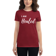 Load image into Gallery viewer, I Am Healed. Women's short sleeve t-shirt