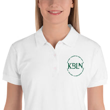 Load image into Gallery viewer, KBLN Emblem Embroidered Women&#39;s Polo Shirt