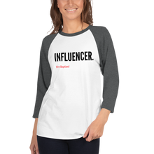 Load image into Gallery viewer, Influencer- FIre Baptized 3/4 sleeve raglan shirt