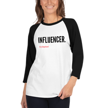 Load image into Gallery viewer, Influencer- FIre Baptized 3/4 sleeve raglan shirt