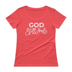 God Still Heals Women's Scoopneck Tee