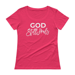 God Still Heals Women's Scoopneck Tee