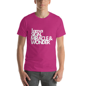 Unisex Sign, Wonder & Miracle T-Shirt