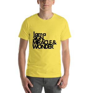 Unisex Sign, Wonder & Miracle T-Shirt