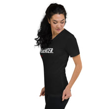Load image into Gallery viewer, Influencer. Fire-Baptized. Unisex Short Sleeve V-Neck T-Shirt