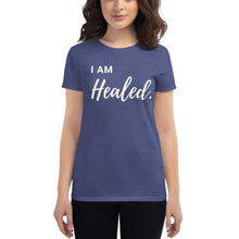 Load image into Gallery viewer, I Am Healed. Women&#39;s short sleeve t-shirt