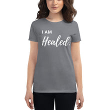 Load image into Gallery viewer, I Am Healed. Women&#39;s short sleeve t-shirt